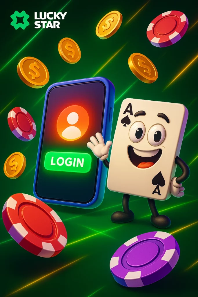 Mobile phone showing fast game loading and cashback notification in green color